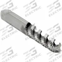 CHICAGO-LATROBE Spiral Flute Tap: 1/4"-20 UNC, H11 / 1B, 3 Flute, Semi-Bottoming Chamfer (MPN 313525)