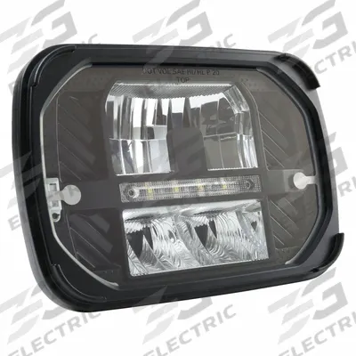 GROTE Head Lamp: Headlight, LED, Heated, High Beam, Electrical Connection Included - Heated Headlights