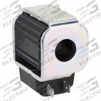 PARKER Cartridge Valve Coil: 2.36 in Overall Lg, 1.43 in Overall Wd, 1.97 in Overall Ht, 12V DC (MPN CAP012S). Key specifications — attr1224951: Dual Spade; attr1012059: CAP012S; attr1011635: PARKER; attr1018526: Glass Filled Rynite.