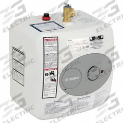 BOSCH Point-of-Use Water Heater: 120V AC, 2.7 gal, 1,440 W, Single Phase, 10.25 in Ht (MPN ES2.5). Key specifications — Phase: Single; Brand: BOSCH.