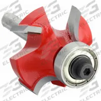 FREUD Roundover Cut Profile Router Bit: Fractional Inch, Carbide, 7/8 in Cutter Dia., 2 Flutes (MPN 34-108). Key specifications — attr325197: FREUD.