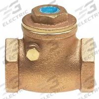 MILWAUKEE VALVE Swing Check Valve: Swing, Inline Valve Body, 1 1/2 in Pipe Size, FNPT x FNPT, Brass (MPN UP0967000112). Key specifications — Brand: MILWAUKEE VALVE.