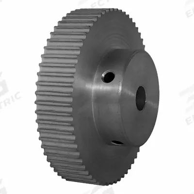 Dayton Timing Pulley: Modified Curvilinear, Fixed, For GT Timing Belt Section - GT Section Fixed-Bore Timing Pulleys with Hub