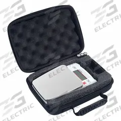 OHAUS Industrial Balance: (3) AA Batteries/Transportation Lock, 5 in x 5 5/8 in, Not IP Rated (MPN CX5200F). Key specifications — Readability: 1 g; Power Source: Electric; Weighing Units: oz; Brand: OHAUS; Washdown: No.
