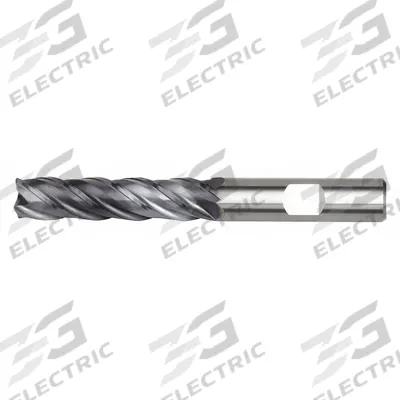 WIDIA HANITA Corner Chamfer End Mill: Carbide, TiAlN Coated, 4 Flute, 20 mm Mill Dia - Fast-Cutting Carbide Corner-Chamfer End Mills for Steel & Cast Iron