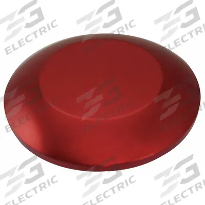 EATON Mushroom Head: 30 mm Panel Size, Non-Illuminated, Metallic - Heads for Push Buttons