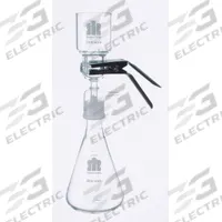 Filtration Support Assembly: 60 um Max Particle Size, 47 mm Dia, 1 L Funnel Capacity, Non-Sterile (MPN 953825-0000). Key specifications — Includes Stopper: Yes; Material: Aluminum; Product Type: Microfiltration Assembly; Brand: KIMBLE.
