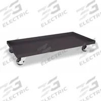 APPROVED VENDOR Cabinet Dolly: 1,000 lb, Black, 6 in H x 37 in W x 25 in D, 5 in Lowered Ht (MPN 1UFD1). Key specifications — Color: Black; Caster Wheel Type: Swivel; Caster/Wheel Configuration: (2) Swivel; Brand: APPROVED VENDOR; Caster Wheel/Tread Material: Polyurethane.