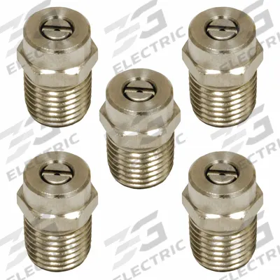 APPROVED VENDOR Pressure Washer Spray Nozzle: 4 Nozzle Size, 5,000 psi, 4.47 gpm, Fan - Threaded Nozzles