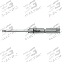 WERA Power Bit: Power Bit, T8 Bit Size, Imperial, Torx® Head, TX 8x64 Bit Industry Size, Std, Power (MPN 05345028001). Key specifications — attr1119738: Halfmoon; attr1119735: Imperial; attr1119740: Standard; attr1119734: S2 Steel; attr1119737: Power Bit; attr1119741: WERA.