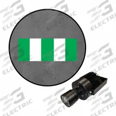 VISUAL WORKPLACE INC. Virtual Safety LED Walkway: Virtual Safety LED Walkway, Green/White Stripe (MPN 66-3139-601EX-PS403). Key specifications — Brand: VISUAL WORKPLACE INC.; Includes: Power Supply; Laser Color: Green/White; Watts: 50 W; Legend/Background Color: Green/White Stripe; Manufacturer Part Number: 66-3139-601EX-PS403; Product Type: Virtual Safety LED Walkway; Product Includes: Projector with Lens.