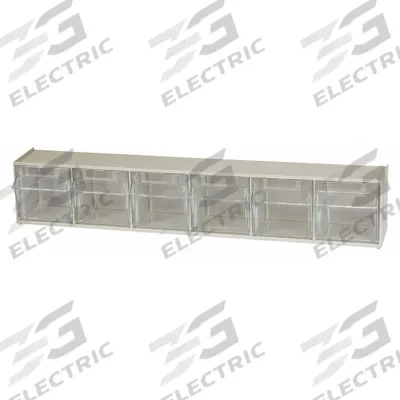 AKRO-MILS Tip-Out Bin: 3 3/4 in x 23 5/8 in x 4 1/2 in, Frame/Panel/Rail/Wall, Beige - Tip-Out Bins