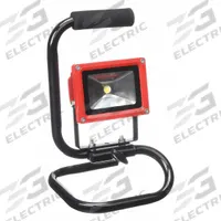 ABILITY ONE Temporary Job Site Light: 600 lm Max Brightness, LED, 1, 1 Brightness Levels, 7.4V DC (MPN 6240-01-640-8137). Key specifications — attr562610: Lithium Ion; attr562627: Black/Red; attr562654: LED; attr562671: 7.4V DC; attr562613: ABILITY ONE; attr873195: 1.