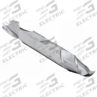 CLEVELAND Square End Mill: High Speed Steel, Double End, 2 Flute, 3/8" Mill Dia, 9/16" LOC (MPN C42065)