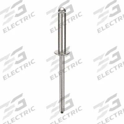 APPROVED VENDOR Blind Rivet,2 in L,0.156 in dia,PK500: Inch, 2 in Overall Lg, 25/32 in Body Lg - Domed-Head Blind Rivets