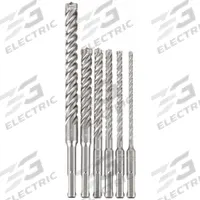 MILWAUKEE Rotary Hammer Drill Set: 1/2 in_1/4 in_3/8 in_3/16 in_5/8 in_5/16 in Drill Bit Size (MPN 48-20-7499). Key specifications — attr277146: MILWAUKEE.