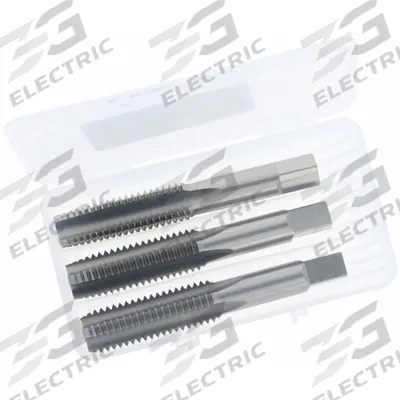 CLEVELAND Tap Kit: 1/2"-20 UNF, H3 / 3B, 4 Flute - Three-Piece Hand Tap Sets