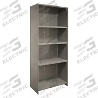 LYON Shelving Panel: 85 in x 12 in, 24 ga, Steel, Powder Coated, Gray, Includes Assembly Hardware (MPN DDJ1011221). Key specifications — attr37673: Assembly Hardware; attr37674: Steel; attr37671: Powder Coated; attr37668: Gray; attr33624: LYON.