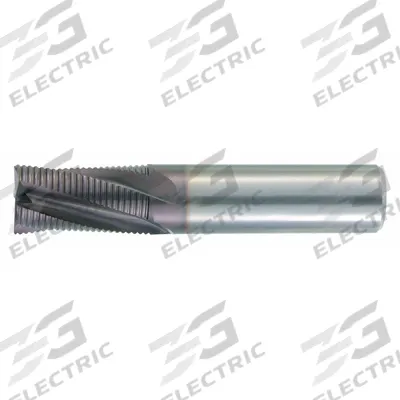 WIDIA HANITA Roughing End Mill: Carbide, TiAlN Coated, 4 Flute, Fine Pitch, 5/8" Mill Dia - Corner-Chamfer Carbide Roughing End Mills for Steel & Cast Iron