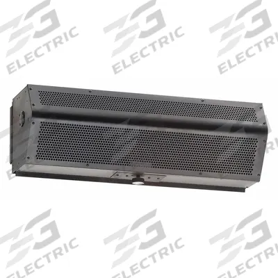 MARS Unhtd 8"H 25"W 9"D Steel Air Curtain: Ambient Air, Low Profile, For 2 ft Opening - Ambient Air Curtains