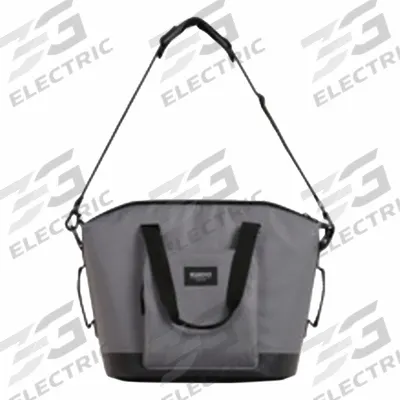 IGLOO Soft Sided Cooler: Lunch Box Bag, Gray, 288 oz Capacity, 24 Cans - Lunch-Box Coolers