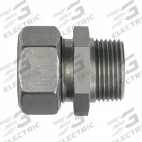 BRENNAN INDUSTRIES Compression Tube Straight: 12 mm OD x 8 mm OD x 1/2 in Pipe Size, Steel, Rigid (MPN D7404-L12-08). Key specifications — Brand: BRENNAN INDUSTRIES; Series: D7404.