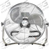 AIRMASTER FAN Freestanding Fan: 20 in Blade Dia, Non-Oscillating, 3 Speeds, 23 1/2 in Ht, 25 in Wd (MPN 78975). Key specifications — Brand: AIRMASTER FAN; Number of Speeds: 3; Blade Material: Aluminum; Voltage: 115V AC; Application: Home and Office.