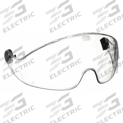 PETZL Hard Hat Visor: Clear Lens Color, Anti-Fog/Scratch-Resistant - Petzl Eye Shield Assemblies for Hard Hats & Helmets