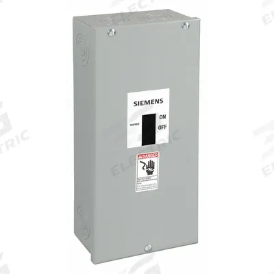 Siemens Circuit Breaker Enclosure: 3 Spaces, 350 A Amps, Surface Mounting - Siemens Circuit Breaker Enclosures