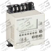 OMRON Electronic Timer: 365 day, SPST-NO, 100-240V AC, 48 Events Available, Digital (MPN H5S-YFB2-X). Key specifications — Astronomic Functionality: Not Astronomic; Brand: OMRON.
