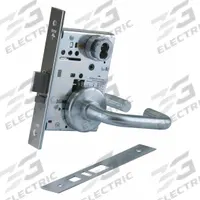 BEST Door Lockset: Classroom Lever Locksets, Chrome, ADA Compliant, Interchangeable Core (MPN 45H7UNR3H626). Key specifications — Ligature Resistance: Not Ligature-Resistant; Brand: BEST; Visual Indicator Message: No Message; Lockset Style: 40H Rose; ADA Compliant: Yes; Finish: Satin Chromium-Plated : Stainless Steel.