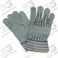 MCR SAFETY Leather Gloves: L ( 9 ), Std, Work Glove, Cowhide, Wing Thumb, Safety Cuff, Foam, 12 PK (MPN 1450L). Key specifications — Brand: MCR SAFETY.