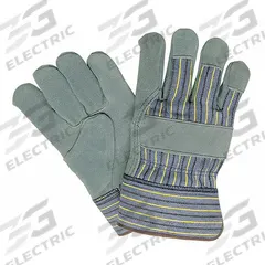 MCR SAFETY Leather Gloves: L ( 9 ), Std, Work Glove, Cowhide, Wing Thumb, Safety Cuff, Foam, 12 PK (MPN 1450L). Key specifications — Brand: MCR SAFETY.