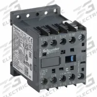 SCHNEIDER Miniature IEC Magnetic Contactor: Non-Reversing, 3 Poles, 3NO Contacts, 12 A, 24V DC Coil (MPN LP1K1210BD). Key specifications — attr945107: SCHNEIDER; attr972381: No.