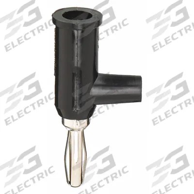POMONA Banana Plug: 1 1/2 in Lg, Beryllium Copper, Polycarbonate, 5,000 V Max Volt - Banana Plugs