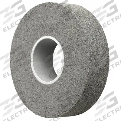 SCOTCH-BRITE Convolute Wheel: 14 in Dia x 2 in W, 8 in Arbor, Silicon Carbide, Fine - Deburring Wheels for Stainless Steel & Nickel Alloys