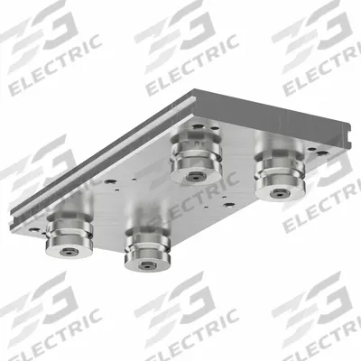 HEPCOMOTION Carriage: For 76 mm Rail Wd, Roller, GV3 Std Carriage, 54.7 mm Carriage Ht - HepcoMotion GV3 Roller Carriages
