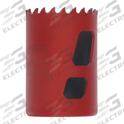 MORSE Hole Saw: 1 5/16 in Saw Dia., 5/6 Teeth per Inch, 1 7/8 in Max. Cutting Dp - Multi-Material-Cutting Hole Saws without Arbor