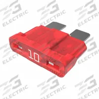 LITTELFUSE Automotive Fuse: ATOF Series, Fast-Acting, 10 A, 32 V DC, Indicating (MPN 0287010.PXS). Key specifications — Series: ATOF; Brand: LITTELFUSE.