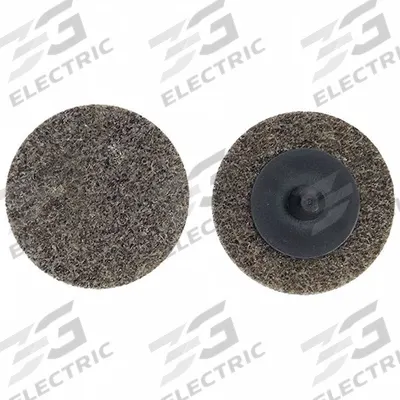 NORTON Quick-Change Disc: 2 in Dia, TR Quick-Change, Aluminum Oxide, Medium, Hard (8) - Deburring Wheels for Carbon Steel & Soft Metals