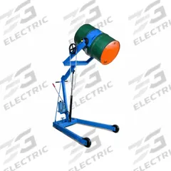 MORSE Drum Dumper: Built-In Wheels/Casters, 800 lb Wt Capacity, Metal, 96 in Vertical Lift, Manual (MPN 400A-96). Key specifications — For Drum Capacity: 55 gal; Drum Orientation: Vertical; Brand: MORSE; Portability: Casters; Housing Material: Steel; For Drum Material: Metal; Drum Securing Mechanism: Clamp; Power Source: Manual.