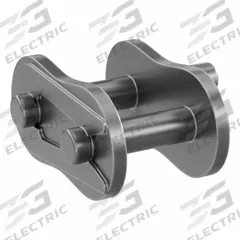 TSUBAKI Attachment Link: For Std Roller Chains, D-1, 100, Single Strand, 1 1/4 in Pitch, Steel (MPN 100D1CL). Key specifications — attr305132: Attachment; attr305112: TSUBAKI.