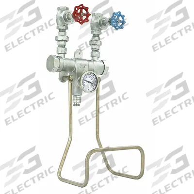 LEONARD VALVE Hose Station: 6 gpm Max. Flow Rate, 3/4 in, FNPT x MGHT, 24 1/2 in Overall Ht - Hose Stations