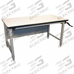 PRO-LINE Workbench: Adj Ht, Laminate, 60 in x 30 in, 750 lb Overall Load Capacity, Gray (MPN ELH6030P-A31). Key specifications — Brand: PRO-LINE.