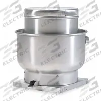 Centrifugal Upblast Roof Exhaust Fan: Belt Drive, Includes Drive Pack, 14 3/4 in Wheel, 2,518 cfm (MPN 7HY51). Key specifications — Brand: DAYTON; Base Shape: Square; Assembly: Unassembled; Motor Enclosure: Totally Enclosed Fan Cooled; Nameplate Voltage: 208-230/460V AC; Mounting Location: Roof; For High-Static Pressure Applications: No; Hazardous Location Specification: Class I Group C, Class I Group D, Class II Group F, Class II Group G.