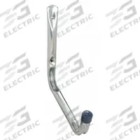 APPROVED VENDOR Storage Hook: Screw, 20 lb Wt Capacity, 1 Points per Hook, Silver, Steel (MPN 4PB78). Key specifications — Color: Silver; Finish: Zinc Plated; Material: Steel; Product Type: Storage Hook.