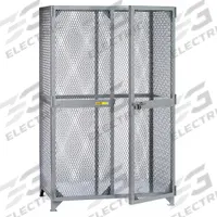 LITTLE GIANT Bulk Storage Locker: 61 in x 27 in x 78 in, 1 Tiers, 1 Units Wide, Padlock Hasp (MPN SLN-2460). Key specifications — Panels Included: (2) Doors; Brand: LITTLE GIANT.