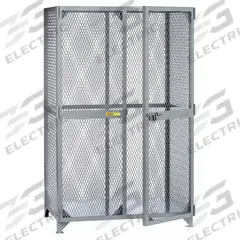 LITTLE GIANT Bulk Storage Locker: 61 in x 27 in x 78 in, 1 Tiers, 1 Units Wide, Padlock Hasp (MPN SLN-2460). Key specifications — Panels Included: (2) Doors; Brand: LITTLE GIANT.