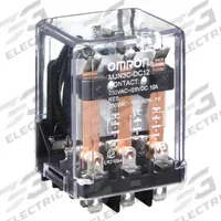 OMRON General Purpose Relay: Socket Mounted, 10 A Current Rating, 12V DC, 3PDT, 11 Pins/Terminals (MPN MJN3C-DC12). Key specifications — Brand: OMRON; Base Type: Square; Mounting Style: Plug-In; Pin Shape: Round; Electrical Connection: Plug-In; Manufacturer Part Number: MJN3C-DC12; Series: MJN Series.