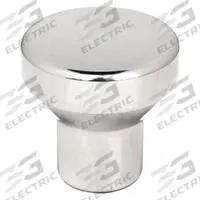 KIPP Hand Knob: Pull, Stainless Steel, 1/4"-20 Thread, 12 mm Thread Lg, 25 mm Dia (MPN K0250.2A2). Key specifications — Brand: KIPP.